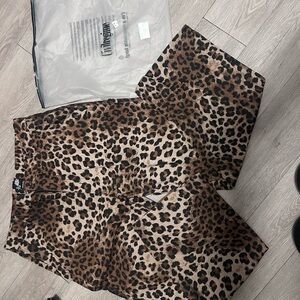 Leopard Print Men’s Shorts - Brown Animal Print